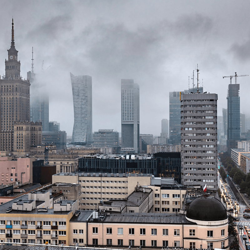 Effects of air pollution on a city