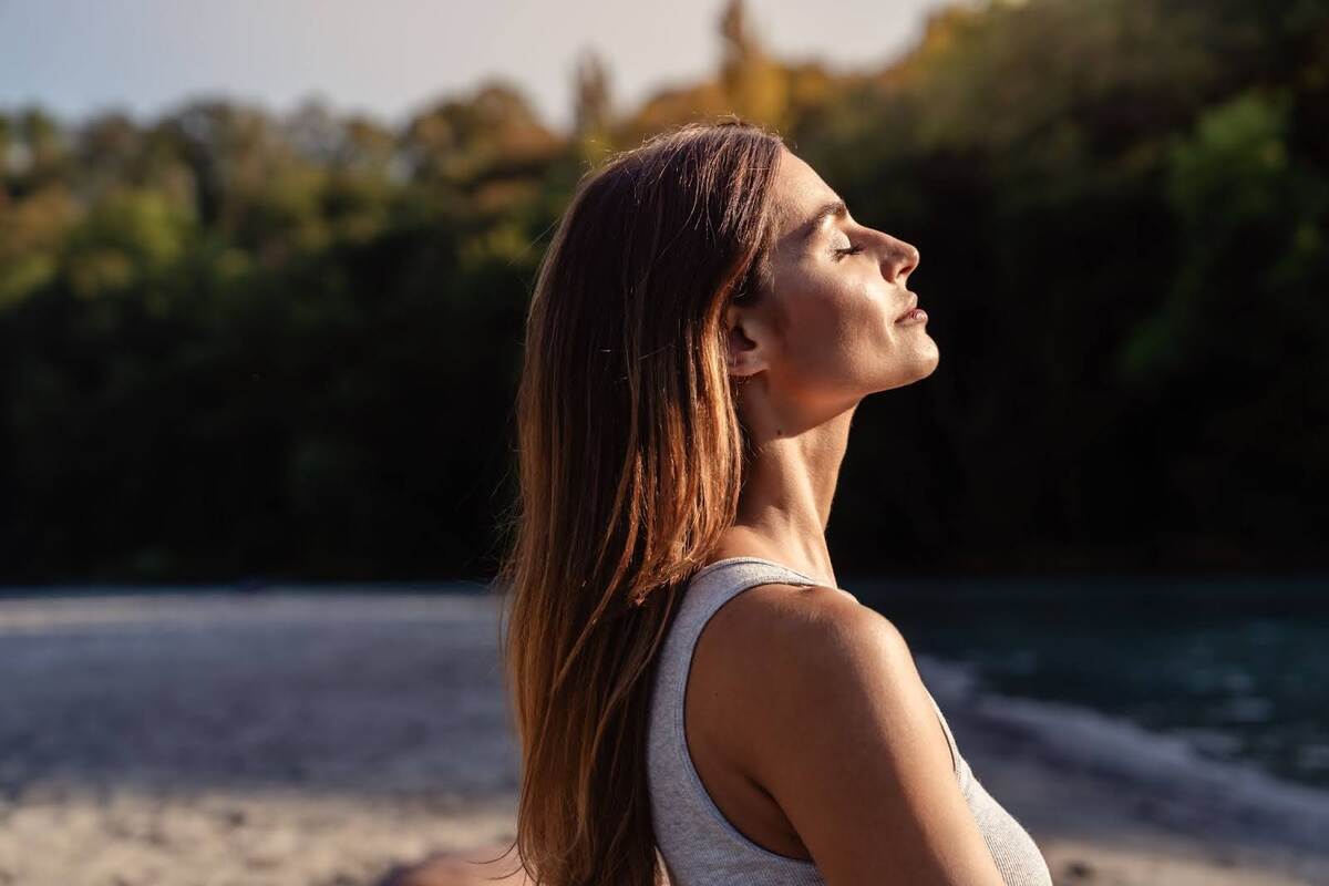 Sunlight exposure is a natural source of vitamin-D which supports mental well-being.